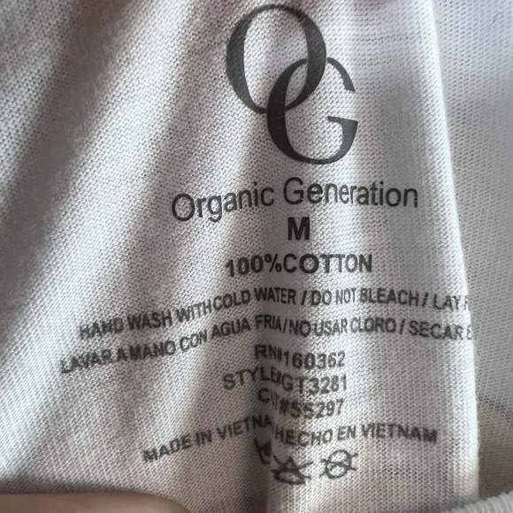 Organic Generations Desert Wanderer California Tour T-Shirt Crop Fringe NWT - Picture 5 of 5